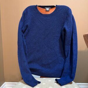 Lord & Taylor L Cashmere Blue Sweater